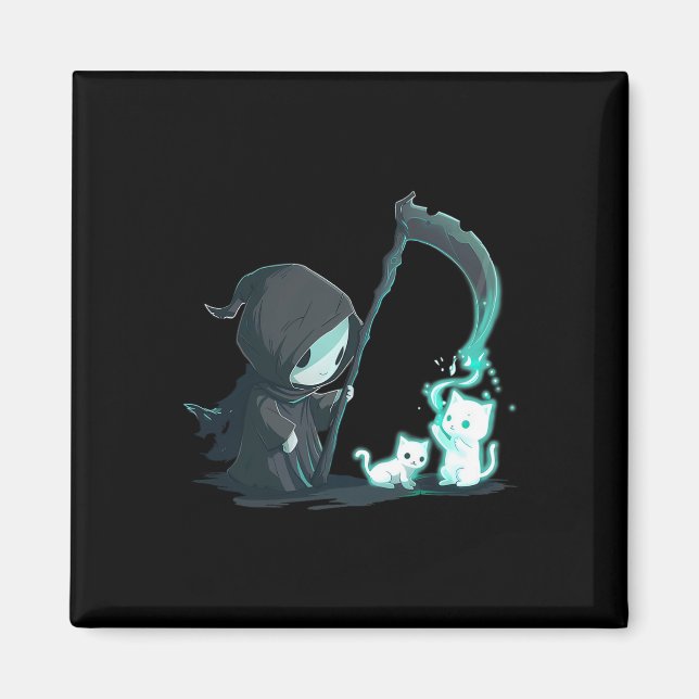 Imã Esqueleto De Cinto Bonito Com Ghost Kawaii Pa (Frente)