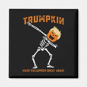 Imã Esqueleto de Dabbing Trump Trumpkin torna o Hallow