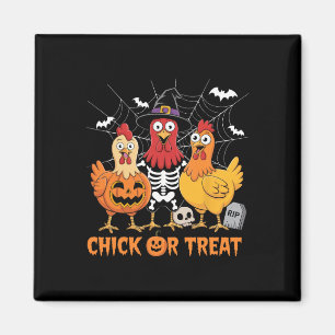 Imã Esqueleto de Frango Chick ou Treat Fazendeiro Dive