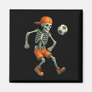 Imã Esqueleto de Futebol do Halloween da Temporada Ass