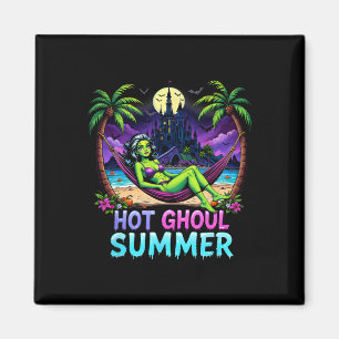 Imã Esqueleto Engraçado Sorvete Quente Ghoul Verão Sum
