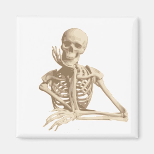 Imã Esqueleto Feliz (Frente)