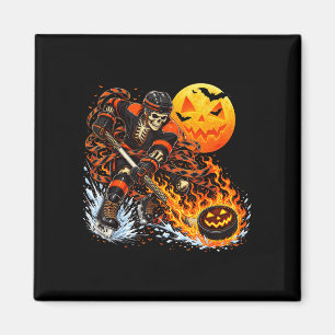 Imã Esqueleto hóquei halloween assustador pista de gel