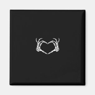 Imã Esqueleto Mãos Gráfico Cardíaco