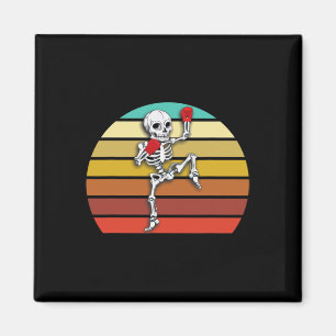 Imã Esqueleto Muay Thai Kickboxing Mma Halloween