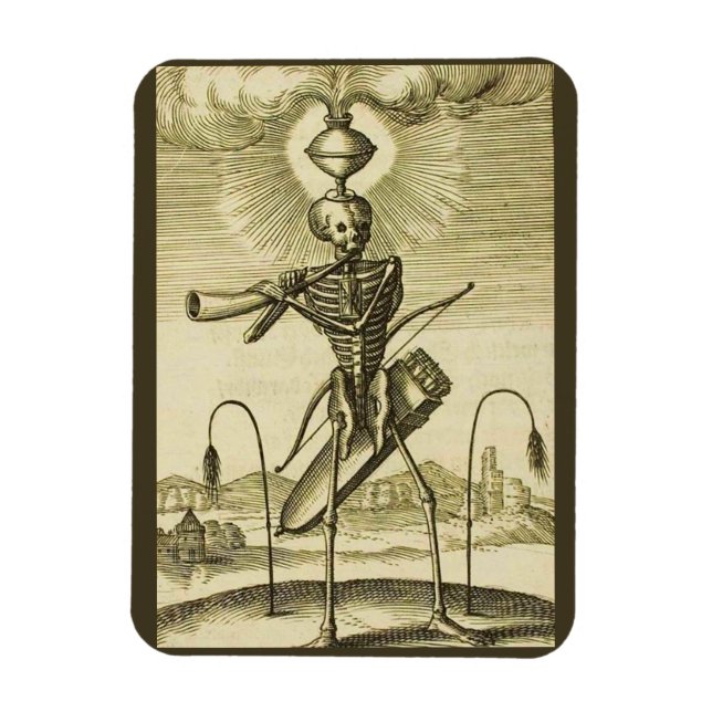 Ímã esqueleto ocupado (Vertical)