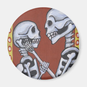 Imã Esqueletos do diâmetro de los muertos no ímã do