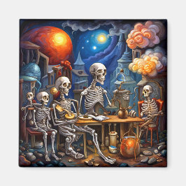 Imã Esqueletos surreais IV