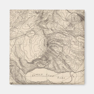 Imã Esquema horizontal do pico de Tallac, Cal