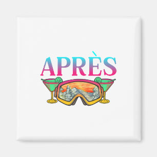 Imã Esqui 90s 80s Outfit Après Retro Skiing
