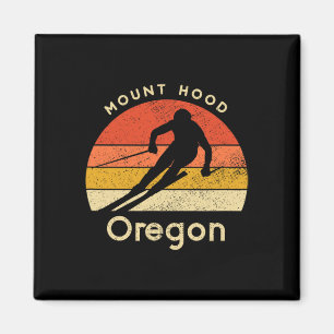 Imã Esqui Antigo Montanha Hood Oregon