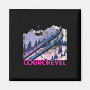 Imã Esqui Courchevel - Esqui Courchevel Estilo Vintage
