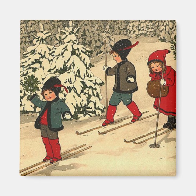 Imã Esqui de inverno (Frente)