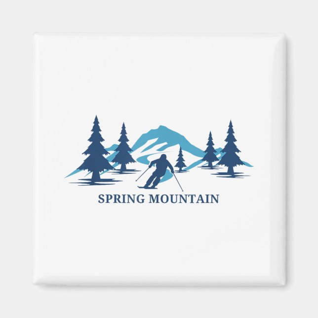 Imã Esqui de Ski Resort da Pensilvânia de primavera Mo (Frente)