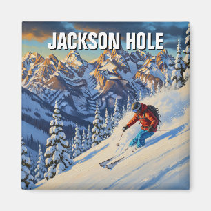 Imã Esqui em Jackson Hole Wyoming