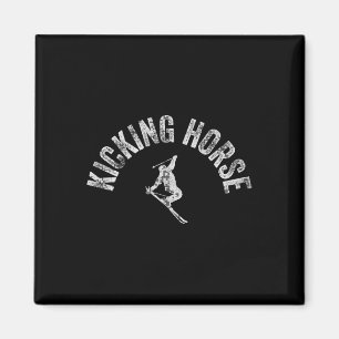 Imã Esqui Kicking Horse Ca Vintage Canadá Esquiando Bc