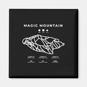Imã Esqui Magic Mountain Snowboard Esquiando Idaho Ski