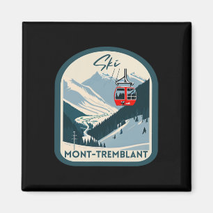 Imã Esqui Mont-tremblant Retro Estilo Vintage Mont-tre
