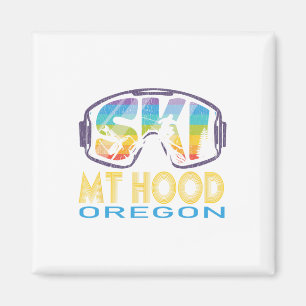 Imã Esqui Mt Hood Oregon Vacinação de Esqui