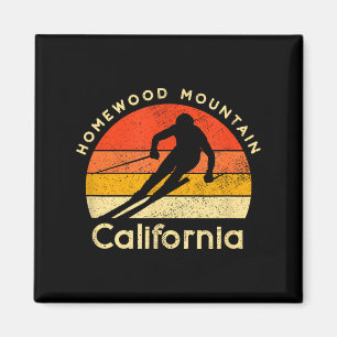 Imã Esqui vintage homewood montanha california