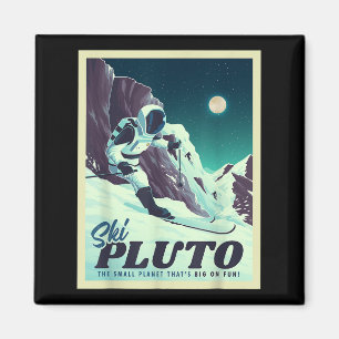 Imã Esquiador de Esqui de Plutão de Turismo Espacial R