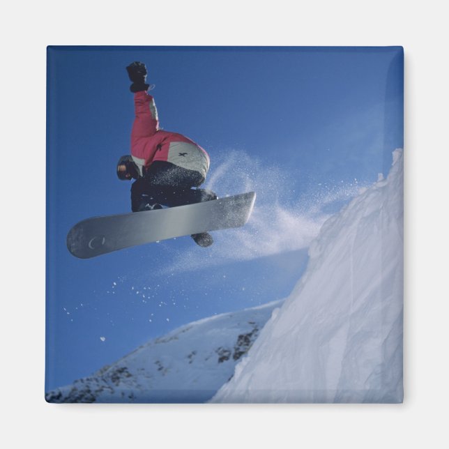 Imã Esquiando no Snowbird Resort, Utah (MR) (Frente)