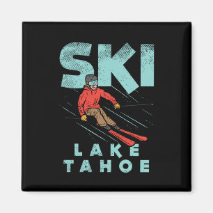 Imã Esquiar Lago Tahoe