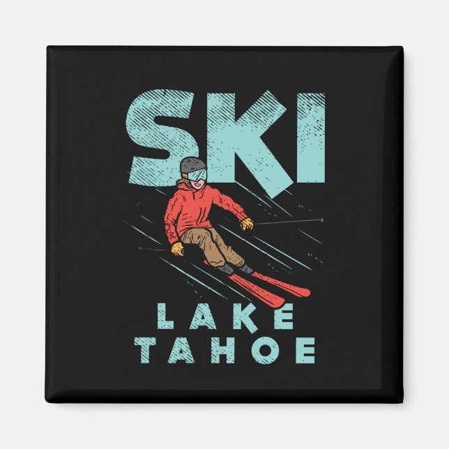 Imã Esquiar Lago Tahoe (Frente)