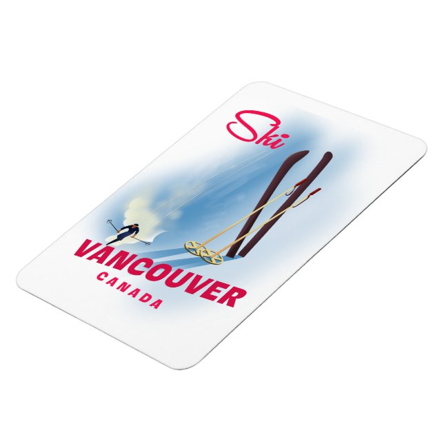 Ímã Esquiar Vancouver Canadá (Left Side)