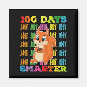 Imã Esquilo 100 Dias Mais Esperto 100º Dia de Escola