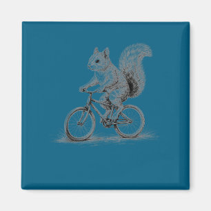 Imã Esquilo andando de bicicleta engraçado ciclismo an