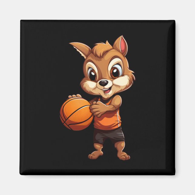 Imã Esquilo de basquetebol (Frente)