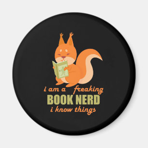 Imã Esquilo do Nerd de Livro