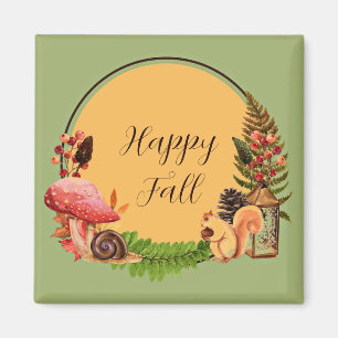 Imã Esquilo e natureza com texto personalizável