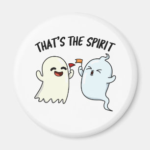Imã Esse é o Espírito Cute Halloween Ghost Pun