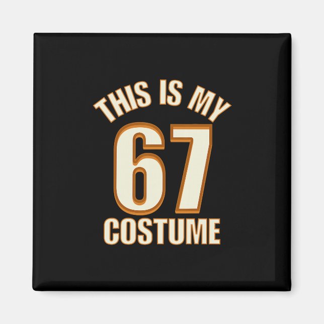 Imã Esse É o Meu Traje de Halloween 67 Meme Lazy Brain (Frente)