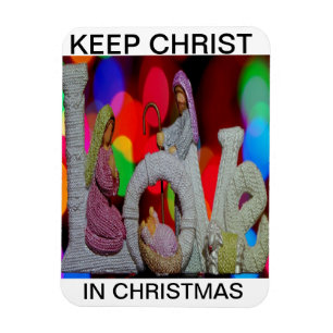 Ímã Essência do Natal com Amor do Presépio