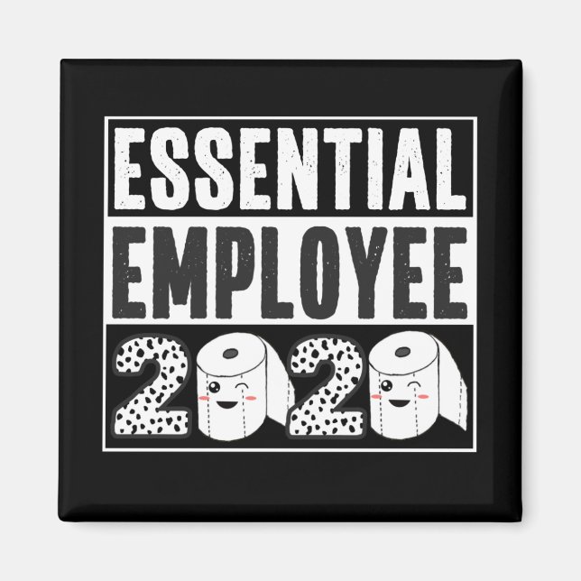 Imã Essential Employee 2020 Quarantine Appreciation (Frente)