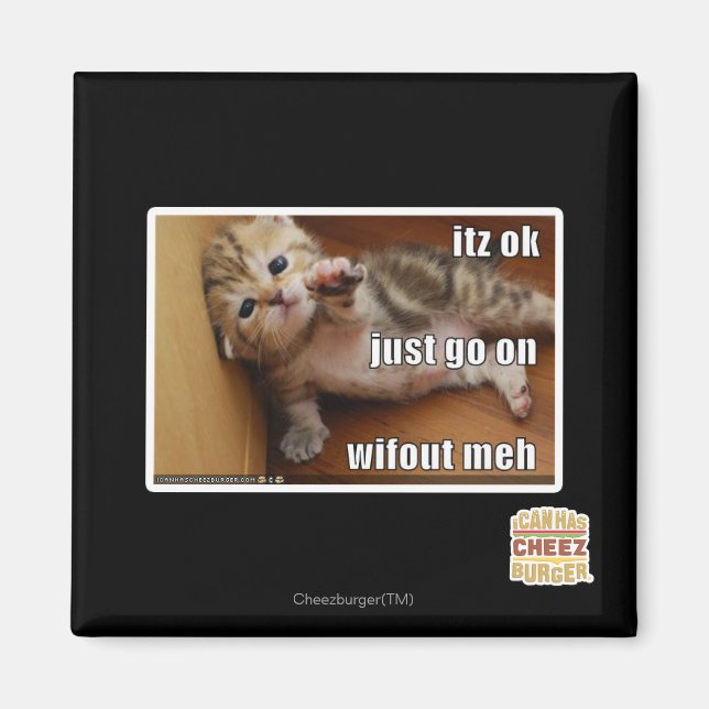 Imã Está bem, continua sem mim (Frente)