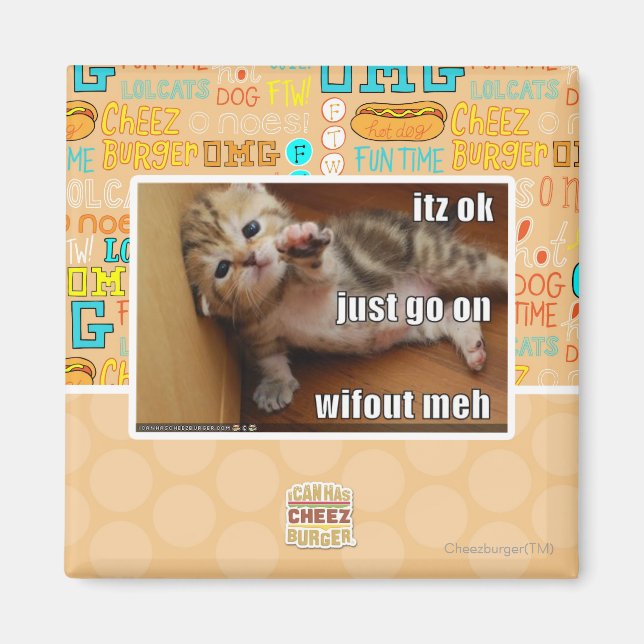 Imã Está bem, continua sem mim (Frente)