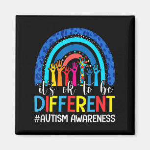 Imã Está bem ser diferente Autismo Sensibilização Leop