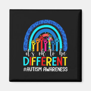 Imã Está bem ser diferente Autismo Sensibilização Leop