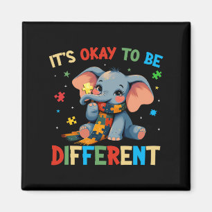 Imã Está bem ser diferente na consciência do Autismo E