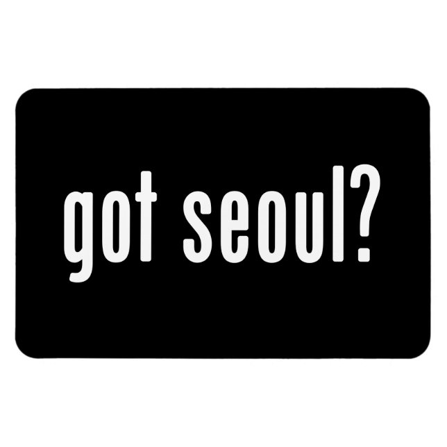 Ímã está com seoul? (Horizontal)