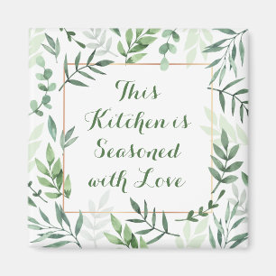 Imã Esta cozinha está assoada com refrigerador de amor