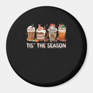 Imã Esta É A Época De Futebol Pumpkin Spice Halloween 