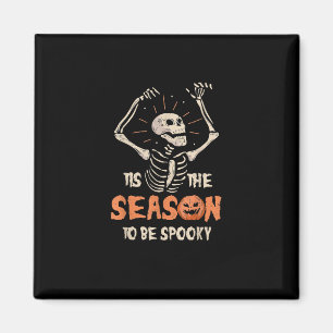 Imã Esta É A Época Para Ser Um Hallowe Esqueleto Engra