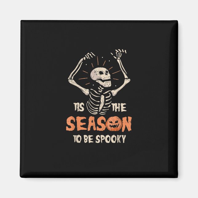 Imã Esta É A Época Para Ser Um Hallowe Esqueleto Engra (Frente)