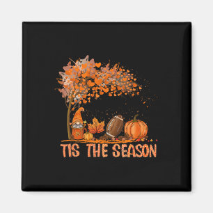 Imã Esta É A Época Pumpkin Spice Futebol Fall Folhas