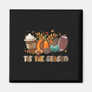 Imã Esta É A Época Pumpkin Spice Futebol Halloween